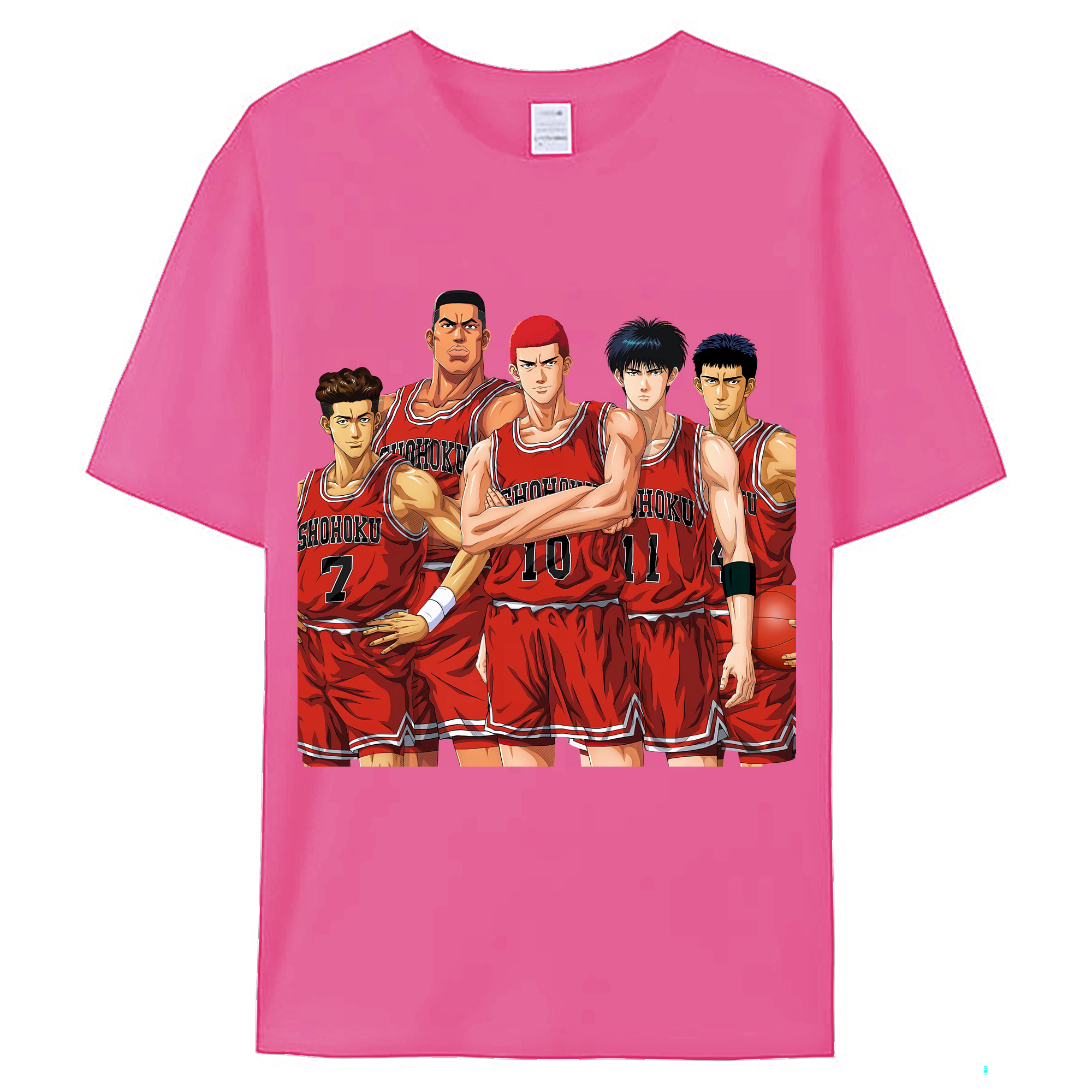 （画像用） SLAM DUNK／スラムダンク レディースカジュアルプリントTシャツ（綿100％）
